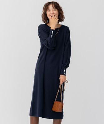 【ＣＬＡＳＳＹ．１月号掲載】ウールブレンド　パール　ニットワンピース（ＯＰＷＷＮＺ０６５０）