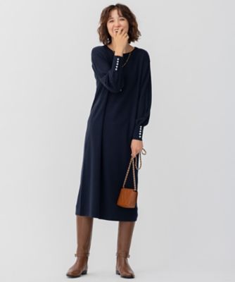 【ＣＬＡＳＳＹ．１月号掲載】ウールブレンド　パール　ニットワンピース（ＯＰＷＷＮＺ０６５０）
