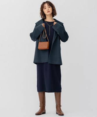 【ＣＬＡＳＳＹ．１月号掲載】ウールブレンド　パール　ニットワンピース（ＯＰＷＷＮＺ０６５０）