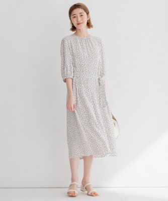 Honey です★新品★ライトアムンゼンプリーツワンピース UNTITLED（アンタイトル）の「◇【洗える】バックサテン