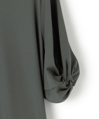 【新品タグ付き】23区 ライトスムース ロング ワンピース ブラック 洗える40 セール】 【洗える】ストレッチバックサテンジョーゼット A