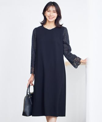 ＜23区 L (Women/大きいサイズ)＞【洗える】トリアセダブルジョーゼット　ワンピース（ＯＰＷＷＳＳ０００２）