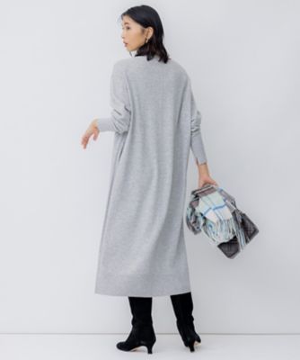 23区　ロングワンピース　美品　ウール100％　日本製　【50】　大きいサイズ セール対象商品】 大きいサイズ レディース セーラーカラー