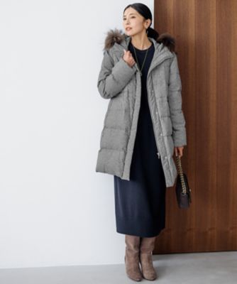 洗える】ウールカシミヤ ニットワンピース