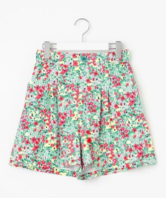 【ＷＯＭＥＮ】【接触冷感／撥水／ＵＶカット】フラワーショートパンツ　一気に華やかになるヘルシーな総柄（ＰＨＶＬＧＭ０４０８）