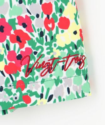【ＷＯＭＥＮ】【接触冷感／撥水／ＵＶカット】フラワーショートパンツ　一気に華やかになるヘルシーな総柄（ＰＨＶＬＧＭ０４０８）