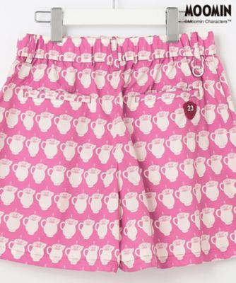 【ＷＯＭＥＮ】【ＭＯＯＭＩＮ　ＣＯＬＬＥＣＴＩＯＮ】ムーミン　総柄プリント　キュロットパンツ（ＰＨＶＬＮＭ０６０８）