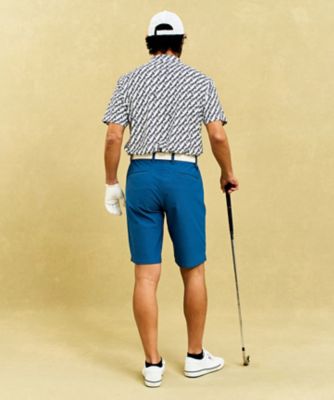 【ＭＥＮ】機能に優れた新素材「ＡＩＲ　ＴＯＯＬ」で暑い夏を快適に　ワンタックショートパンツ　接触冷感　ＵＶカット　高通気　ストレッチ　イージ