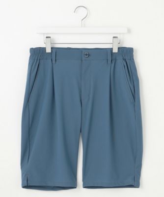 【ＭＥＮ】機能に優れた新素材「ＡＩＲ　ＴＯＯＬ」で暑い夏を快適に　ワンタックショートパンツ　接触冷感　ＵＶカット　高通気　ストレッチ　イージ