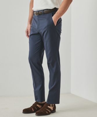 HORN GARMENT メンズパンツ M ネイビー 仕事で着られる綿パン【吸水速乾／ストレッチ／折り目加工】クール