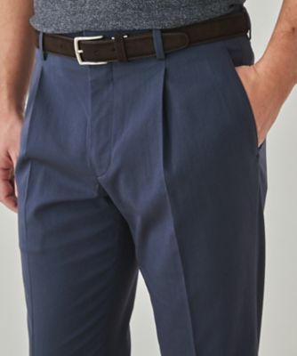 ＮＥＷ／仕事で着れる綿パン【吸水速乾／ストレッチ／折り目加工】クールマックスコットンパンツ＿１タック（ＰＰＧＯＧＳ０４１４）
