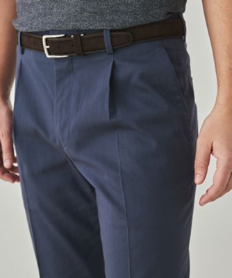 ＮＥＷ／仕事で着れる綿パン【吸水速乾／ストレッチ／折り目加工】クールマックスコットンパンツ＿１タック（ＰＰＧＯＧＳ０４１４）