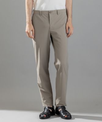 新素材【接触冷感性／防しわ性／ストレッチ／洗える／撥水加工】トリコソリッドストレッチ　テーパードパンツ　／　ＣＩＴＹ（ＰＰＪＨＧＡ０１０１）