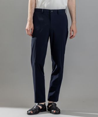 新素材【接触冷感性／防しわ性／ストレッチ／洗える／撥水加工】トリコソリッドストレッチ　テーパードパンツ　／　ＣＩＴＹ（ＰＰＪＨＧＡ０１０１）