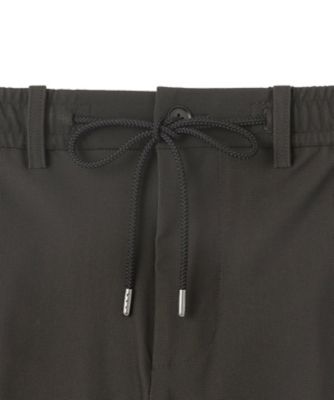 新素材【洗える／抜群の通気性／３６０度ストレッチ／吸湿性】エアトールストレッチ　ドロスト付テーパードパンツ／　ＰＥＧＧ　ＣＯＮＶＥＲＴＩＢＬ