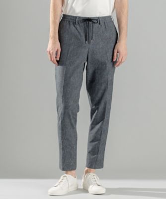 ＜JOSEPH HOMME＞新型・新柄【洗える／ストレッチ／シワになりにくい／セットアップ対応可】クールドッツストレッチ　ドロスト付テーパードパンツ　／　ＰＥＧＧ　ＣＯ
