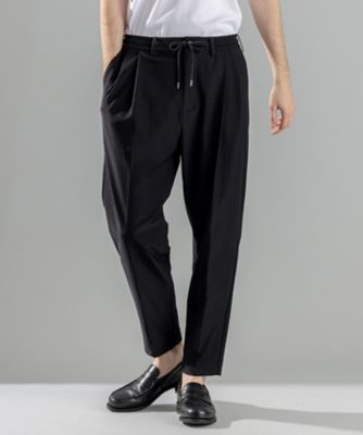 ＜JOSEPH HOMME＞新素材【洗える／抜群の通気性／３６０度ストレッチ／吸湿性】エアトールストレッチ　ドロスト付ワイドテーパードパンツ／　ＯＲＩＧＩＮ　ＣＯＮＶＥ