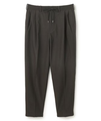 新素材【洗える／抜群の通気性／３６０度ストレッチ／吸湿性】エアトールストレッチ　ドロスト付ワイドテーパードパンツ／　ＯＲＩＧＩＮ　ＣＯＮＶＥ