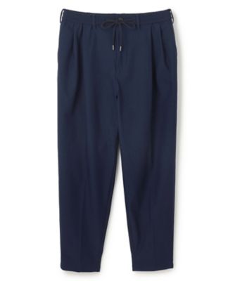 新素材【洗える／抜群の通気性／３６０度ストレッチ／吸湿性】エアトールストレッチ　ドロスト付ワイドテーパードパンツ／　ＯＲＩＧＩＮ　ＣＯＮＶＥ