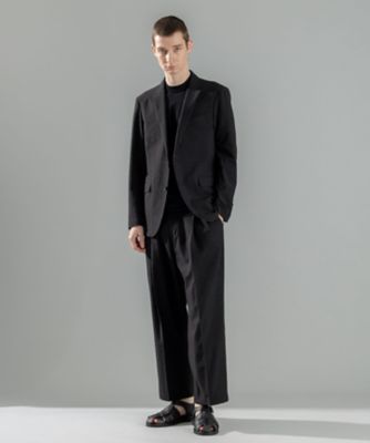 新素材【洗える／速乾性／通気性／ストレッチ】トリコサッカーストレッチ　ドロスト付ワイドパンツ　／　ＢＡＩＬＥＹ　ＣＯＮＶＥＲＴＩＢＬＥ（ＰＰ