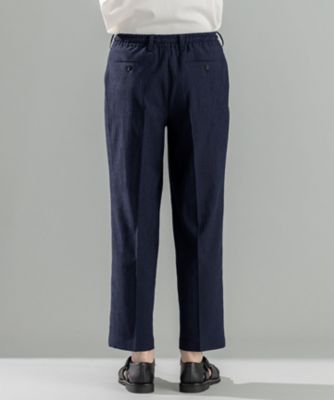 新素材【洗える／速乾性／通気性／ストレッチ】トリコサッカーストレッチ　ドロスト付ワイドパンツ　／　ＢＡＩＬＥＹ　ＣＯＮＶＥＲＴＩＢＬＥ（ＰＰ