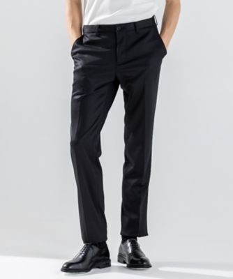 JOSEPH HOMME/ジョゼフ オム 新素材【洗える/ストレッチ】シルキーウールジャージー テーパードパンツ/CITY(PPJHGW0301) 005_クロ パンツ・ズボン【三越伊勢丹/公式】