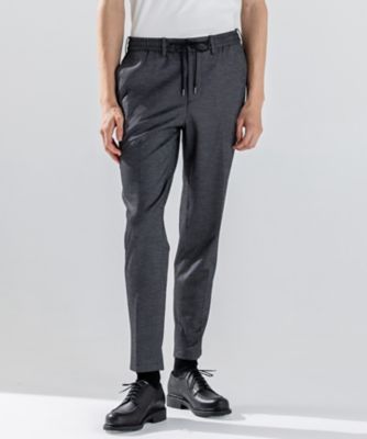 JOSEPH HOMME/ジョゼフ オム 新素材【洗える/ストレッチ】シルキーウールジャージー ドロスト付テーパードパンツ/PEGG CONVERTIBLE(PPJHGW0 003_ライトグレー パンツ・ズボン【三越伊勢丹/公式】