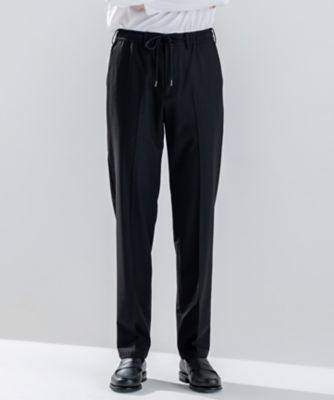 新素材【ストレッチ／ウエストゴム仕様】ウール混キャリーマン