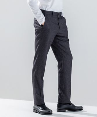 新素材【セットアップ対応】カラーネップストレッチ テーパードパンツ