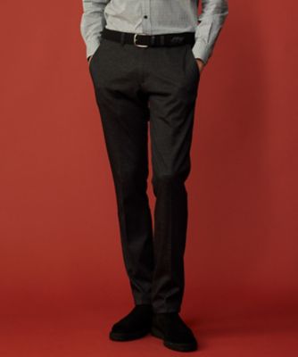 ＜JOSEPH ABBOUD (Men) ＞【キングサイズ・ウエストも伸びる！／ストレッチ／弱撥水】ツィーディジャージ　パンツ（ＰＰＪＫＣＡ０１０１）