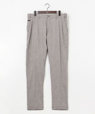 ＜JOSEPH ABBOUD (Men) ＞【キングサイズ・ウエストも伸びる／ストレッチ】　リヨセルリネンムーブパンツ（ＰＰＪＫＳＭ０３０４）