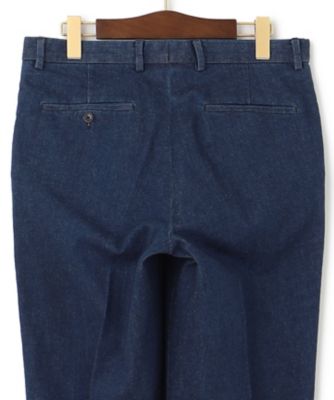【ストレッチ】ワンタック　ストレッチリングデニム　パンツ（ＰＰＯＶＣＭ０２１２）