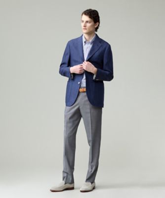 【Ｐｅｐｐｉｎ　Ｍｅｒｉｎｏ　Ｃｏｍｆｏｒｔ】【ウォッシャブル可　／　折り目加工】バーズアイ　スラックス　／　ノータック（ＰＰＯＶＧＭ０５２