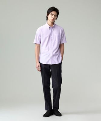 【Ｐｅｐｐｉｎ　Ｍｅｒｉｎｏ　Ｃｏｍｆｏｒｔ】【ウォッシャブル可　／　折り目加工】バーズアイ　スラックス　／　ノータック（ＰＰＯＶＧＭ０５２