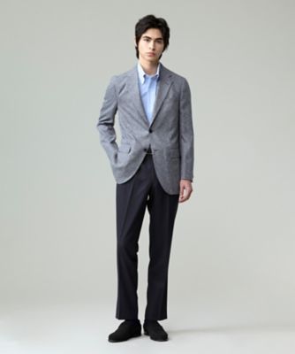 【Ｐｅｐｐｉｎ　Ｍｅｒｉｎｏ　Ｃｏｍｆｏｒｔ】【ウォッシャブル可　／　折り目加工】バーズアイ　スラックス　／　ノータック（ＰＰＯＶＧＭ０５２
