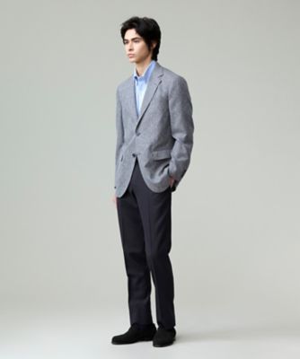 【Ｐｅｐｐｉｎ　Ｍｅｒｉｎｏ　Ｃｏｍｆｏｒｔ】【ウォッシャブル可　／　折り目加工】バーズアイ　スラックス　／　ノータック（ＰＰＯＶＧＭ０５２