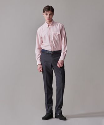 【Ｐｅｐｐｉｎ　Ｍｅｒｉｎｏ　Ｃｏｍｆｏｒｔ】【ウォッシャブル可　／　折り目加工】バーズアイ　スラックス　／　ノータック（ＰＰＯＶＧＭ０５２