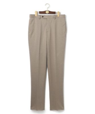 【SALE】J.PRESS (Men)/ジェイ・プレス【ストレッチ/ウォッシャブル可 】布帛ライクスマートジャージー パンツ(PPOVGM0528) 033_ベージュ パンツ・ズボン【三越伊勢丹/公式】