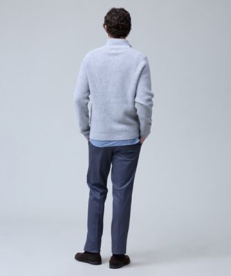 【新品】J.PRESS トリコチン ストレッチパンツ ライトグレー ジェイ プレス メン J.PRESS MEN 【ストレッチ】トリコチン