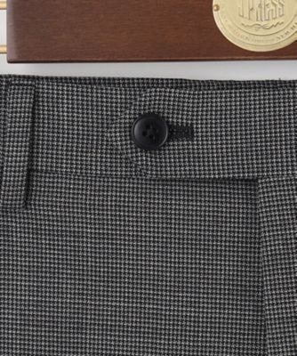 【Ｊ．ＰＲＥＳＳ　ＢＡＳＩＣ】ペピンメリノコンフォート　ラスティックハウンドトゥース　スラックス（ＰＰＯＶＳＭ０２０３）