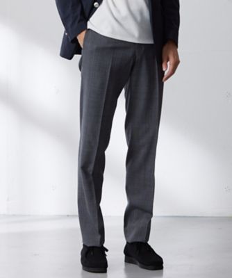 ＜J.PRESS (Men)＞【ＰＥＰＰＩＮ　ＭＥＲＩＮＯ　ＣＯＭＦＯＲＴ】　ブロックチェック　スラックス（ＰＰＯＶＳＭ０２０５）
