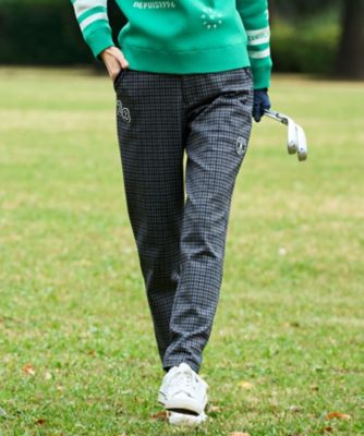 23区GOLF/ニジュウサンクゴルフ 【WOMEN】ガンクラブチェックテーパードパンツ(PPVLCW0514)