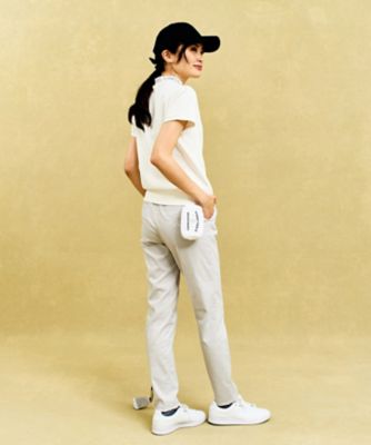 【ＷＯＭＥＮ】【接触冷感／ＵＶケア】動きやすさ抜群の新機能「ウエストムーブ」の快適カジュアルパンツ（ＰＰＶＬＧＳ０３０４）