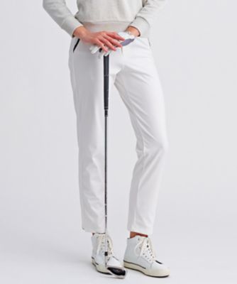 WOMEN】ハイゲージスムースパンツ ストレッチ