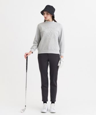 WOMEN】ハイゲージスムースパンツ ストレッチ