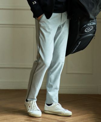23区GOLF/ニジュウサンクゴルフ 【MEN】【ストレッチ】サイドライン入りストレートパンツ(PPVTCW0421)