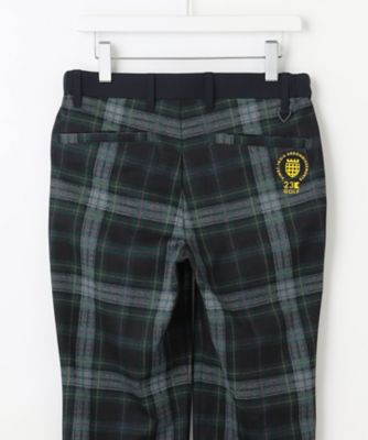【ＭＥＮ】【ストレッチ】チェック柄プリント　パンツ（ＰＰＶＴＣＷ０４３１）