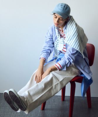 【Ｏｇｇｉ３月号掲載／新色追加／洗える】２３区ＤＥＮＩＭ　ストレッチ　ワイドパンツ（ＰＲ２３ＣＡ０２２１）