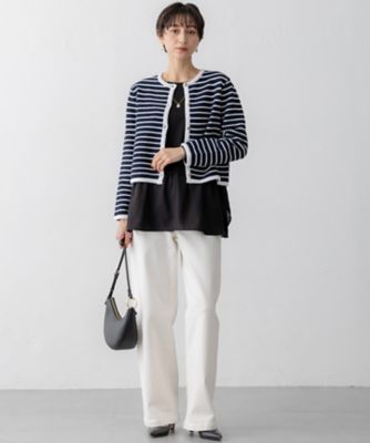 【Ｏｇｇｉ３月号掲載／新色追加／洗える】２３区ＤＥＮＩＭ　ストレッチ　ワイドパンツ（ＰＲ２３ＣＡ０２２１）
