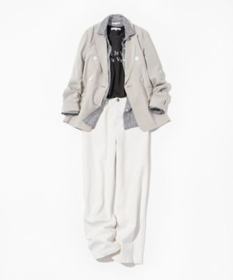【Ｏｇｇｉ３月号掲載／新色追加／洗える】２３区ＤＥＮＩＭ　ストレッチ　ワイドパンツ（ＰＲ２３ＣＡ０２２１）